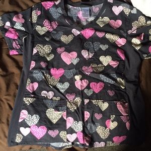 Cherokee workwear large scrub top